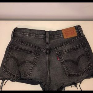 Levi’s 501 ripped jean shorts